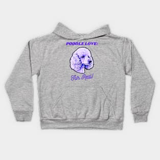 Poodle Love Kids Hoodie